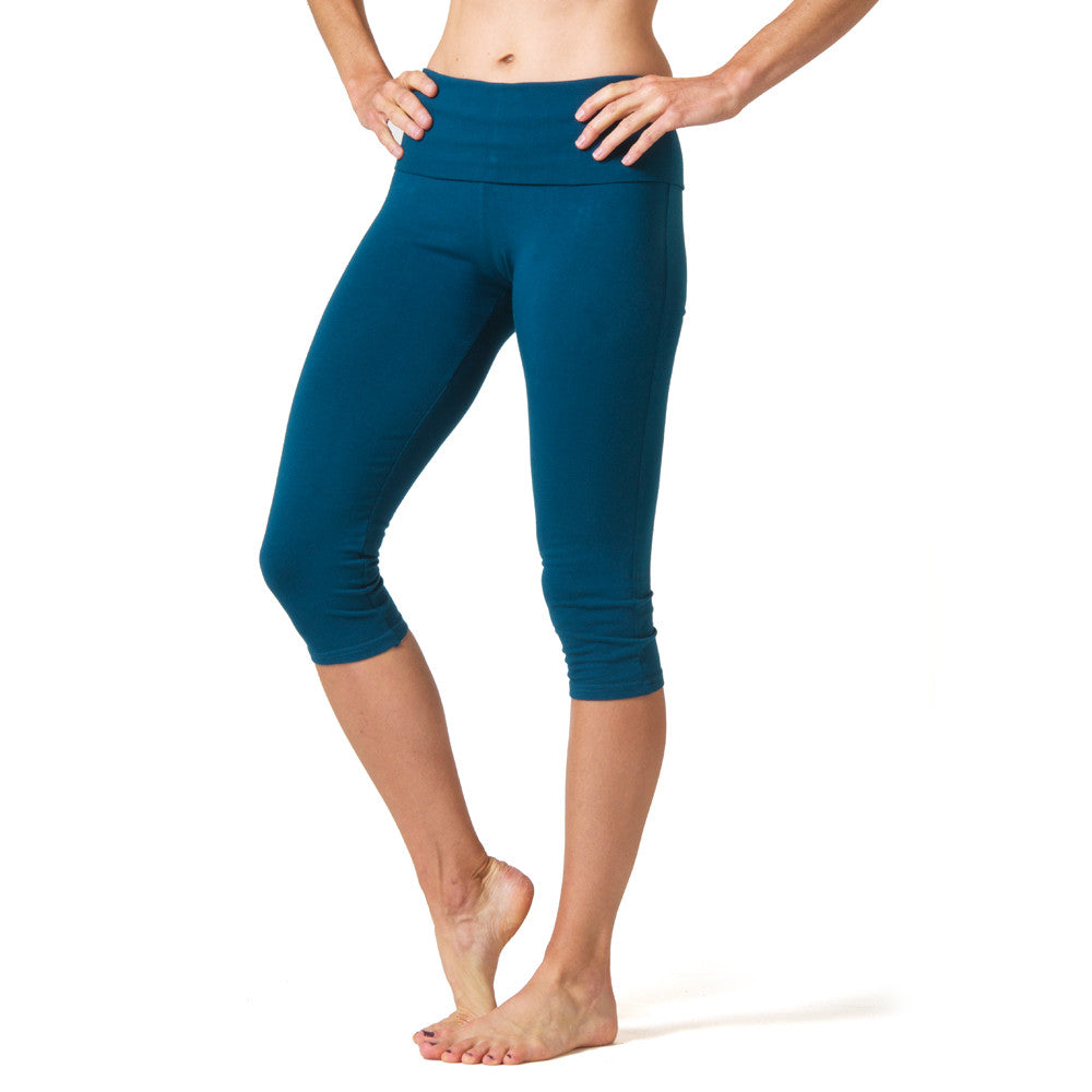 Women & Plus Basic Cotton Spandex Stretch Below Knee Length Capri Leggings  | eBay